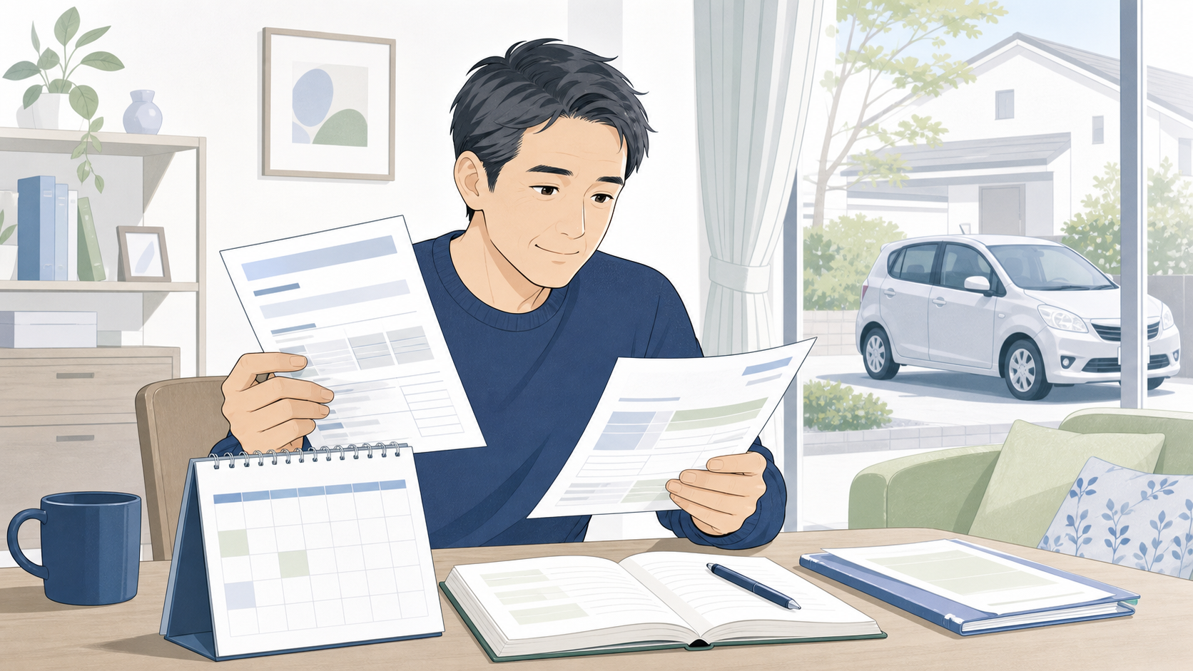等級と事故有係数適用期間を確認するイメージ