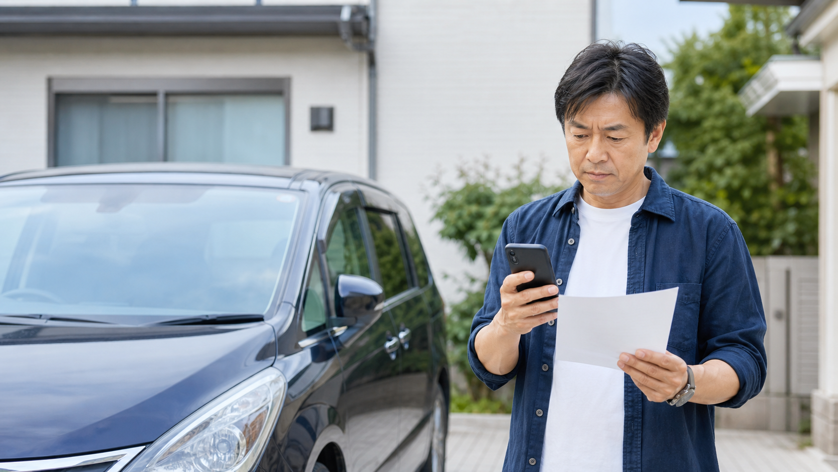 自動車保険の保険料に影響する条件を確認する運転者